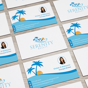 Diseño de Tarjeta de Presentación por Hidayah Design para Serenity Realty | Diseño: #29622609