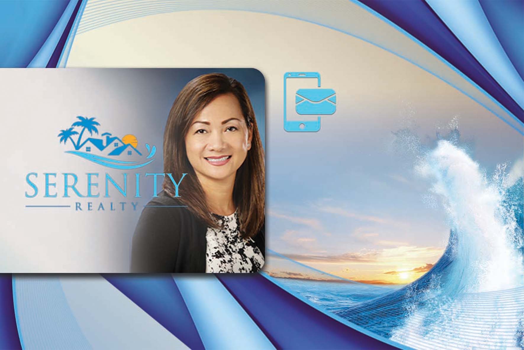 Visitenkarten-Design von ev 21 für Serenity Realty | Design #29615604