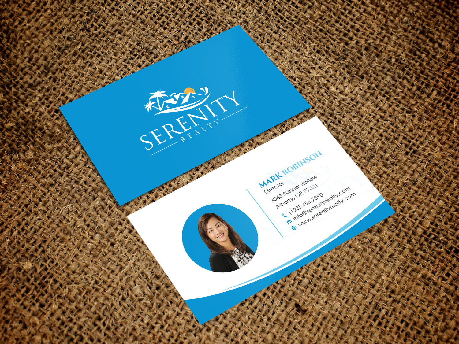 Business Card Design by Tripti Ranjan Gain for Serenity Realty | Design #29616198