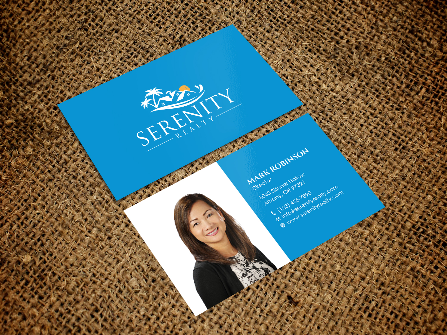 Business Card Design by Tripti Ranjan Gain for Serenity Realty | Design #29616199