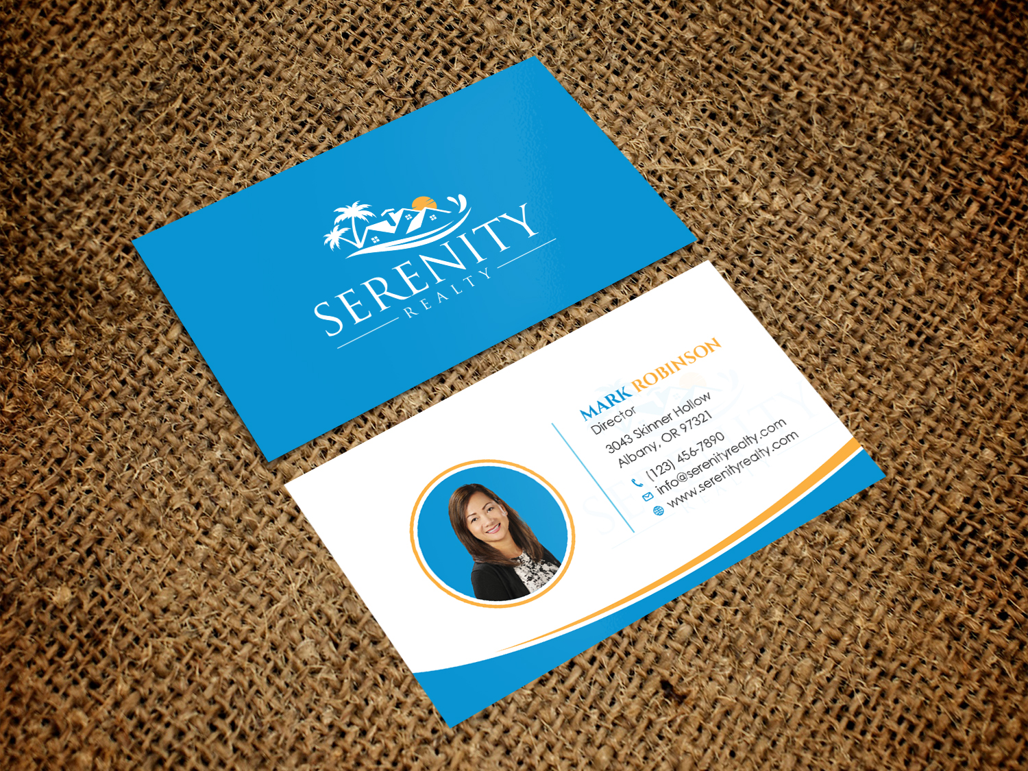 Business Card Design by Tripti Ranjan Gain for Serenity Realty | Design #29616200