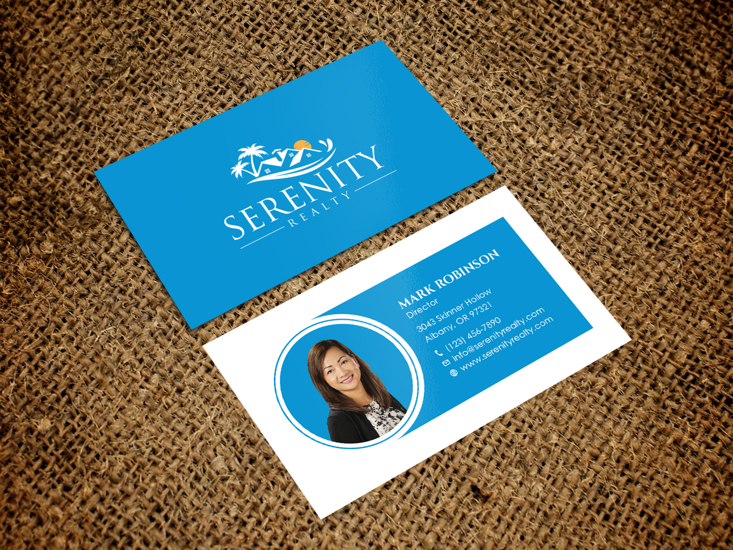 Business Card Design by Tripti Ranjan Gain for Serenity Realty | Design #29616203