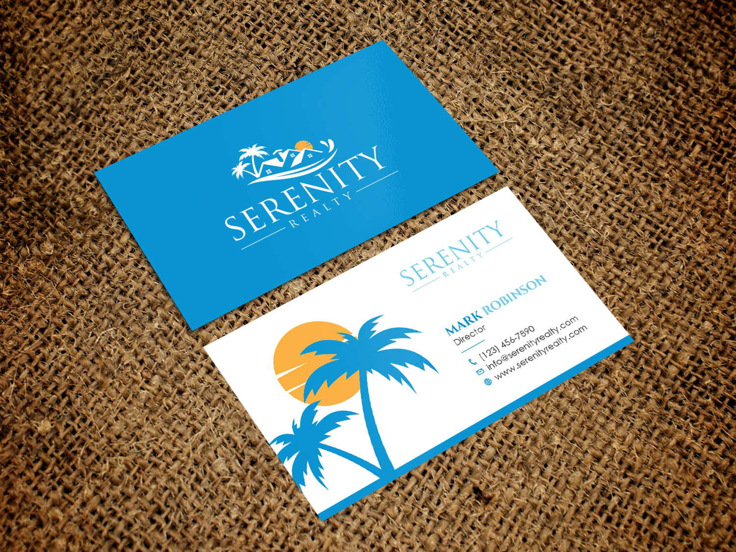 Business Card Design by Tripti Ranjan Gain for Serenity Realty | Design #29616204