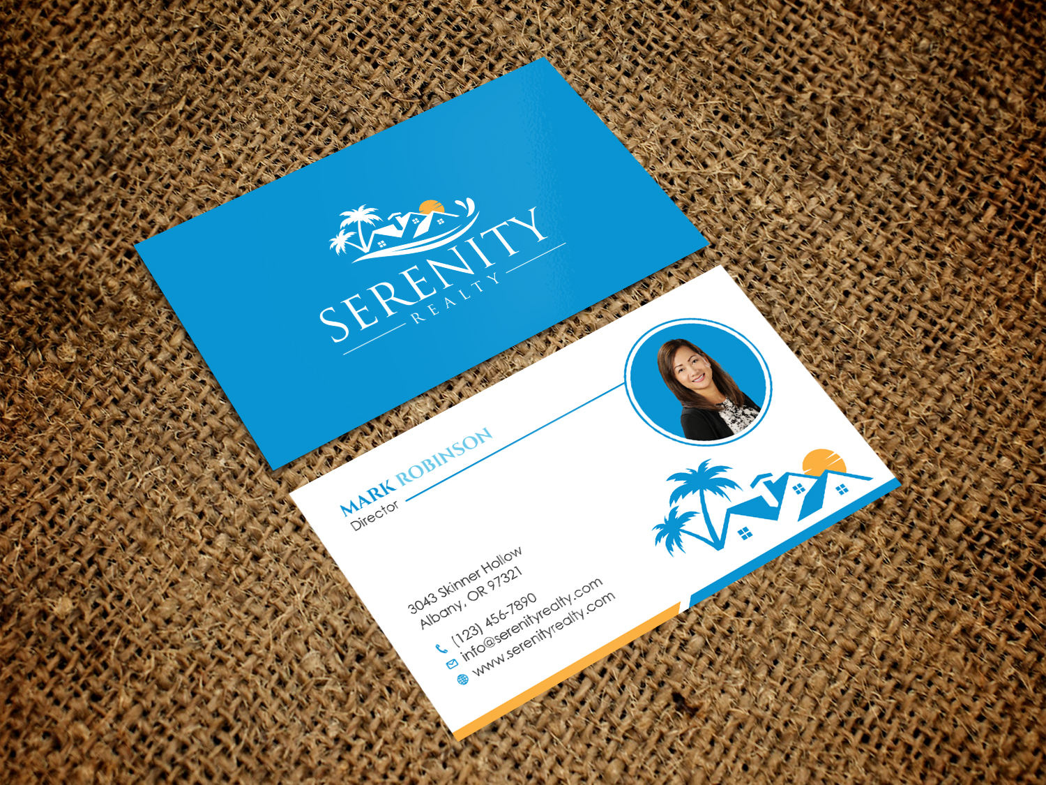 Business Card Design by Tripti Ranjan Gain for Serenity Realty | Design #29616207