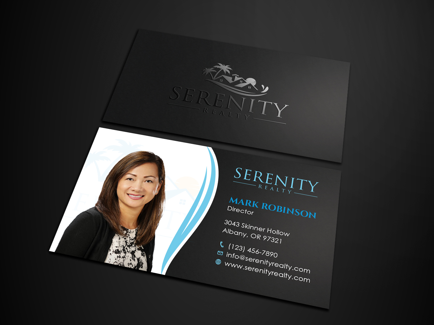 Business Card Design by Tripti Ranjan Gain for Serenity Realty | Design #29616216