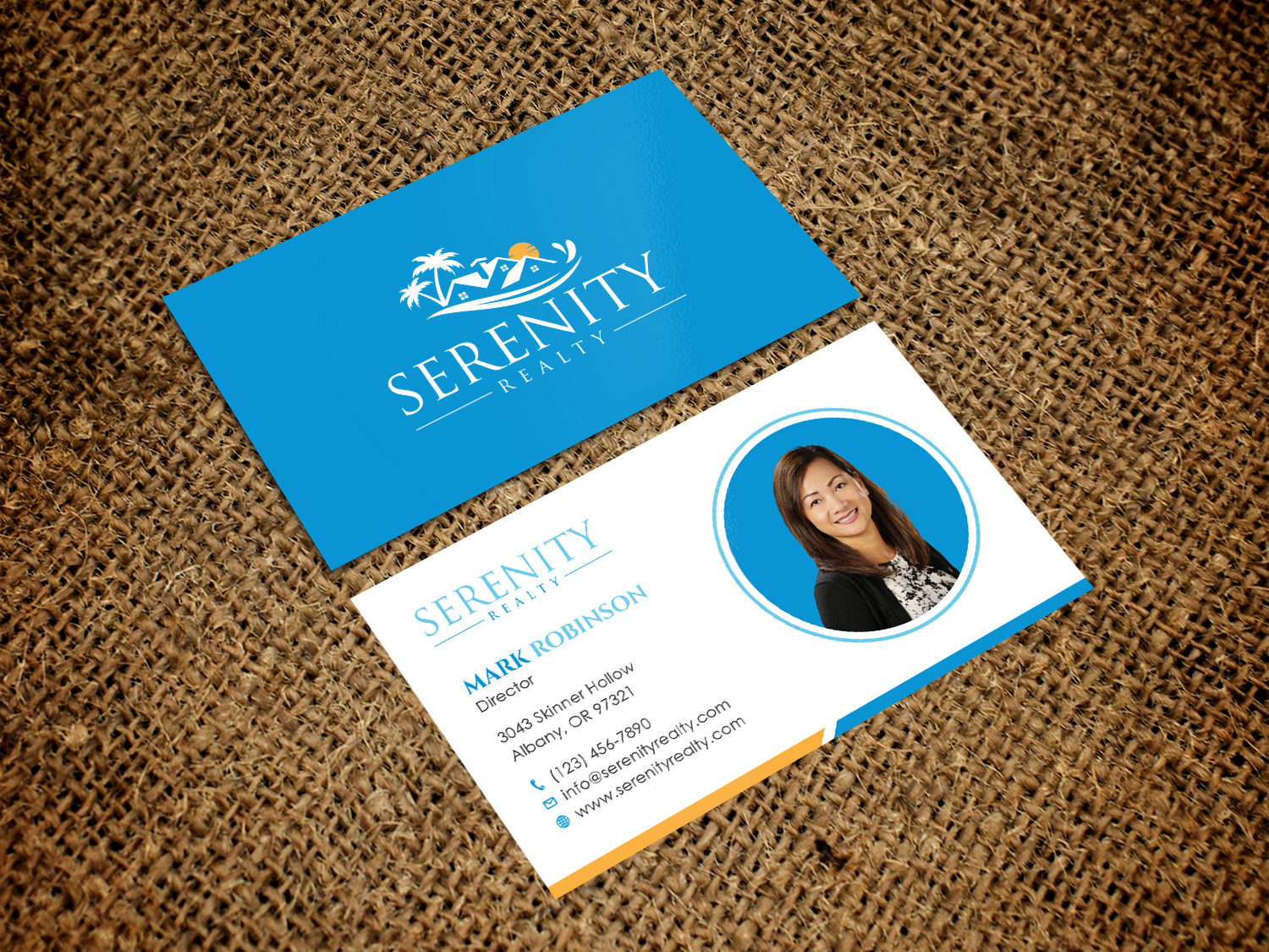 Business Card Design by Tripti Ranjan Gain for Serenity Realty | Design #29616217