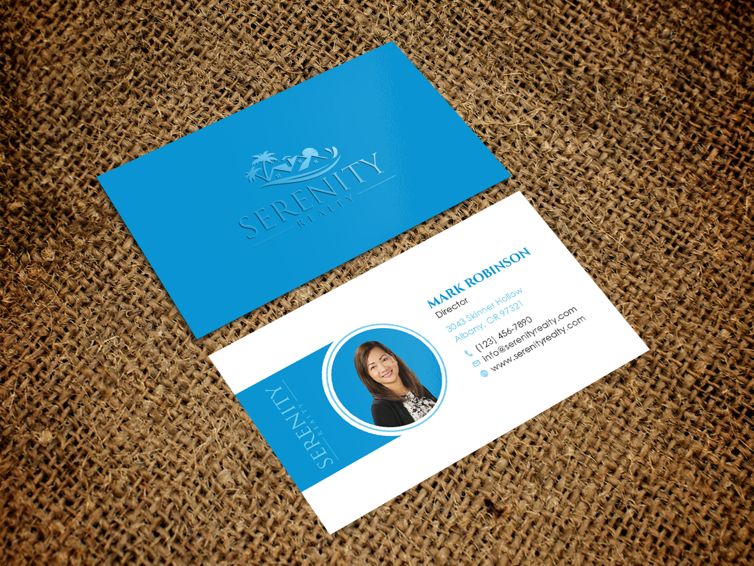 Business Card Design by Tripti Ranjan Gain for Serenity Realty | Design #29616219