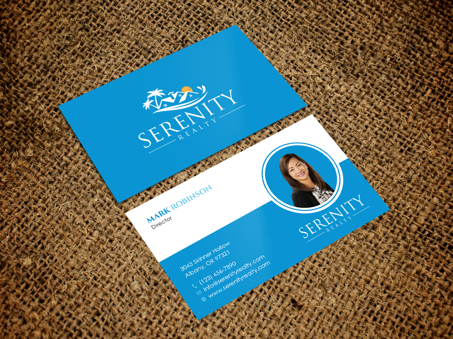 Business Card Design by Tripti Ranjan Gain for Serenity Realty | Design #29616221