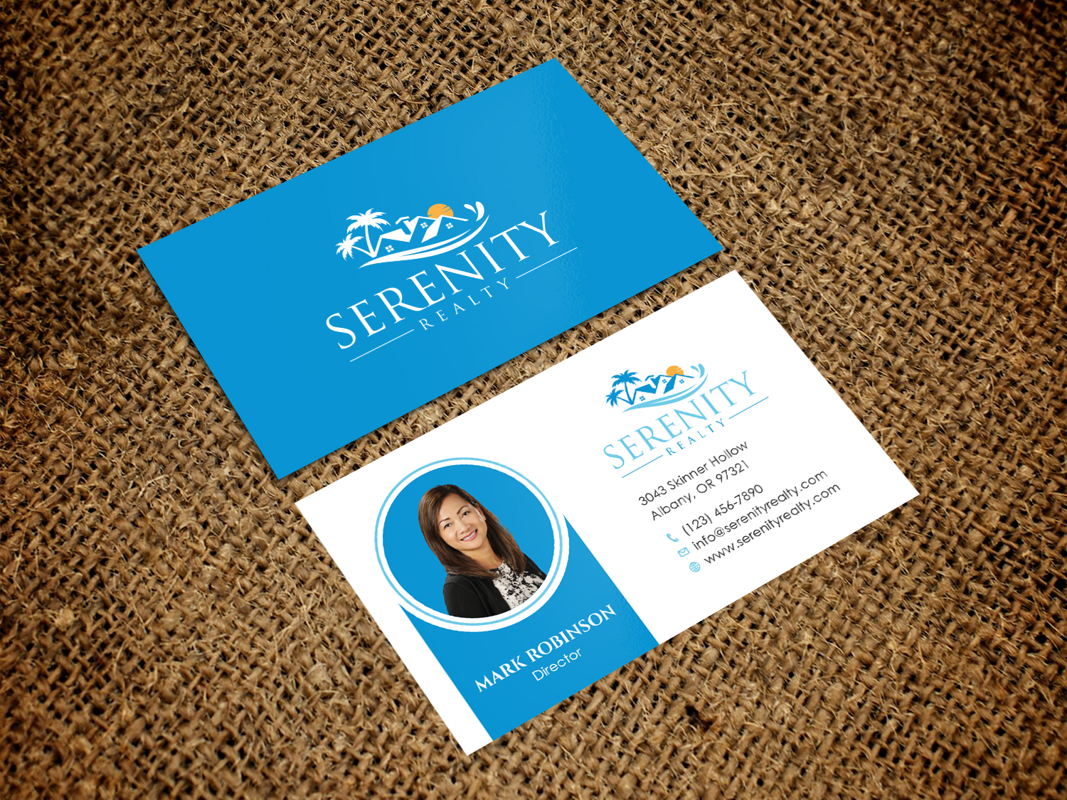 Business Card Design by Tripti Ranjan Gain for Serenity Realty | Design #29616222