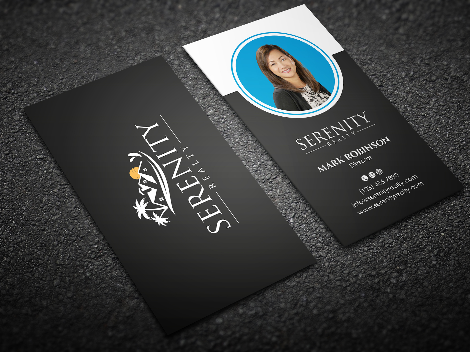 Business Card Design by Tripti Ranjan Gain for Serenity Realty | Design #29616226