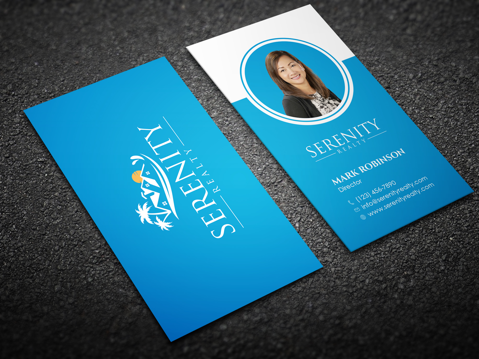 Business Card Design by Tripti Ranjan Gain for Serenity Realty | Design #29616227