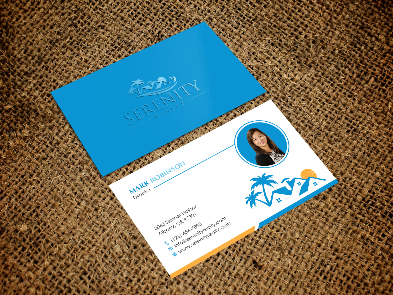 Business Card Design by Tripti Ranjan Gain for Serenity Realty | Design #29616228