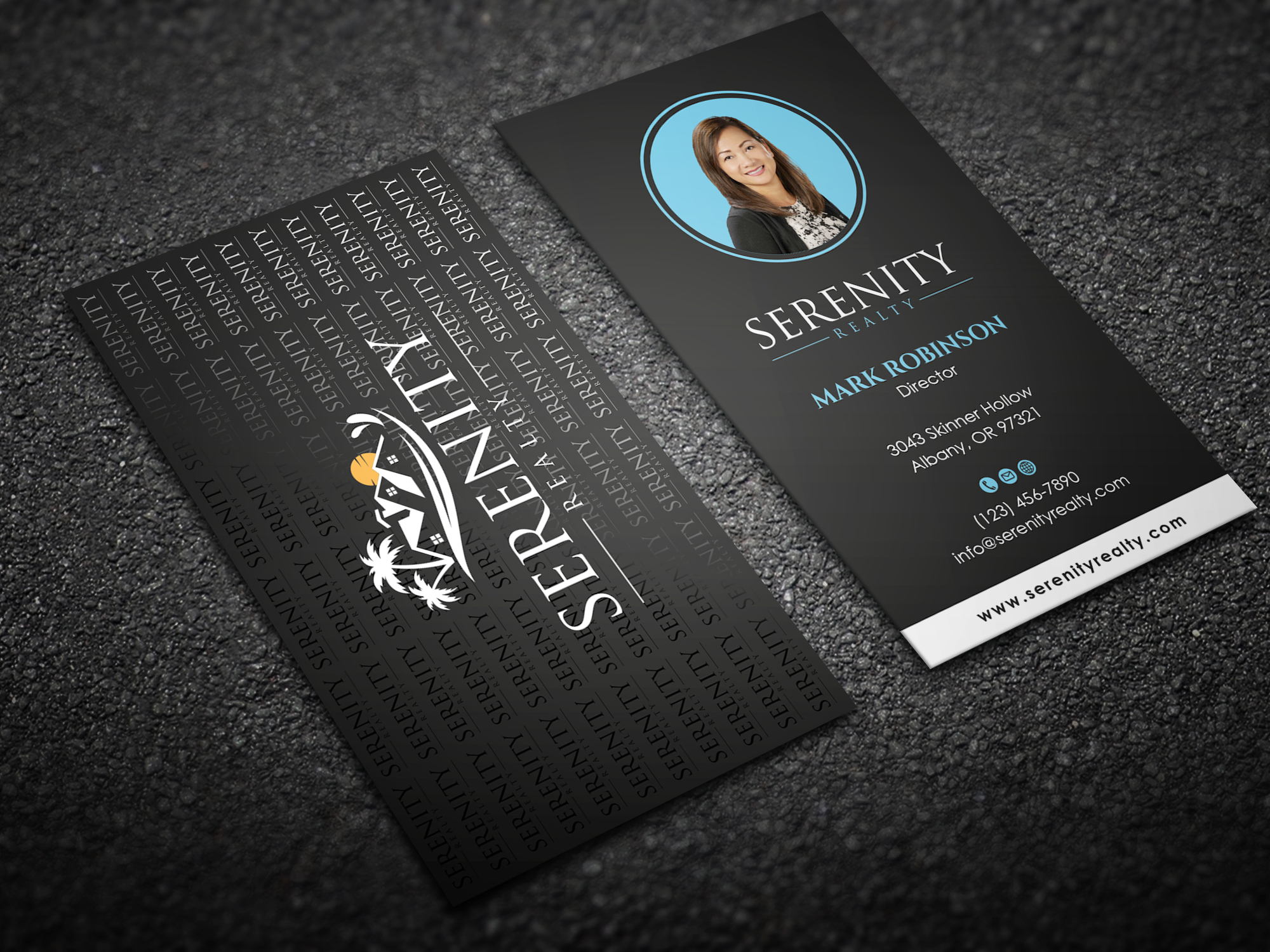Business Card Design by Tripti Ranjan Gain for Serenity Realty | Design #29616229