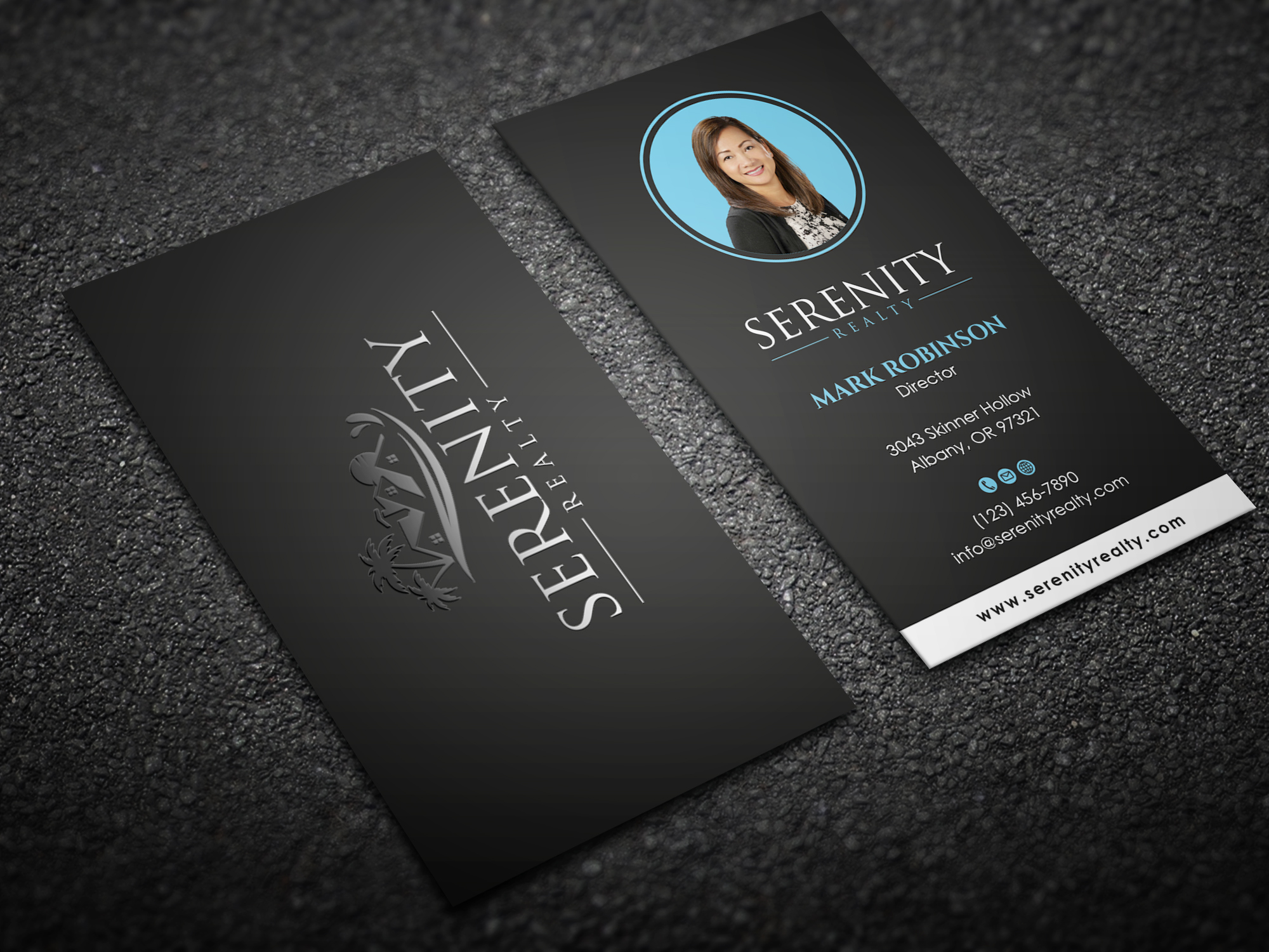 Business Card Design by Tripti Ranjan Gain for Serenity Realty | Design #29616230
