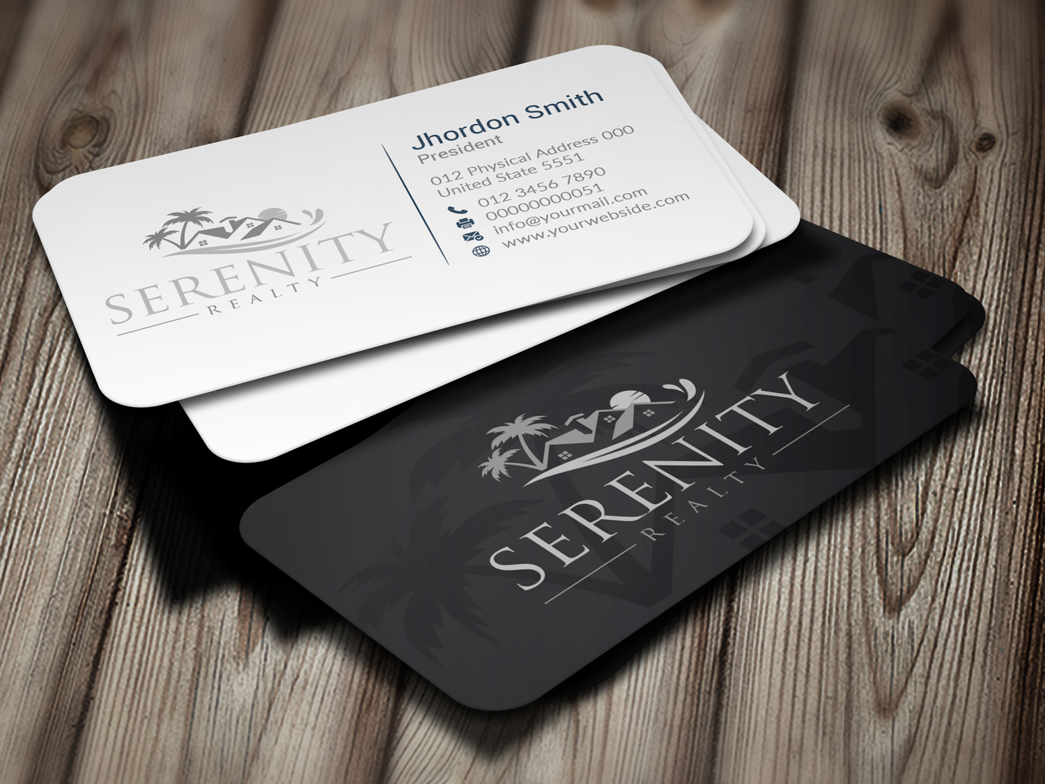 Business Card Design by Branding_BD for Serenity Realty | Design #29603177