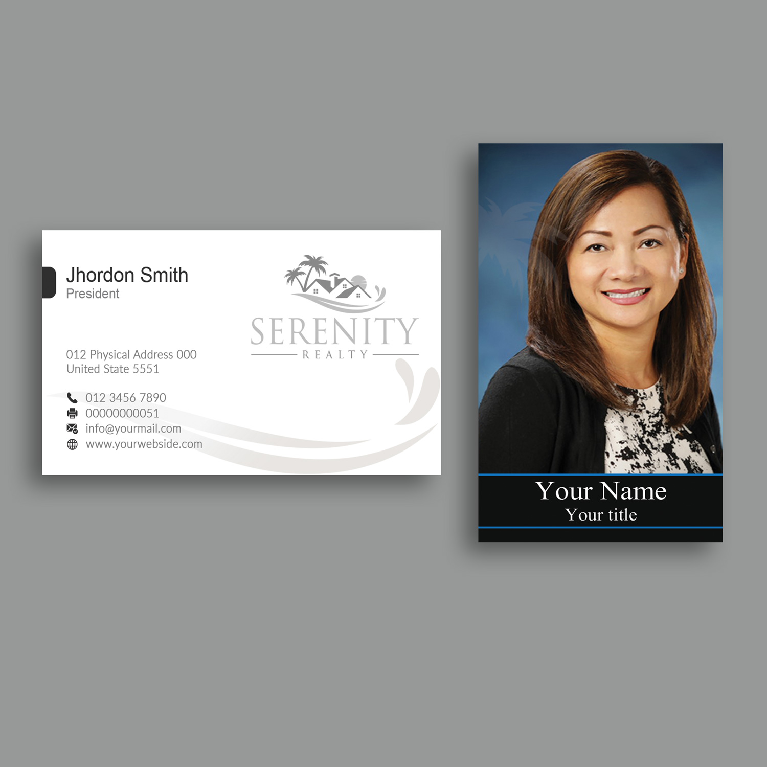 Business Card Design by Branding_BD for Serenity Realty | Design #29603978