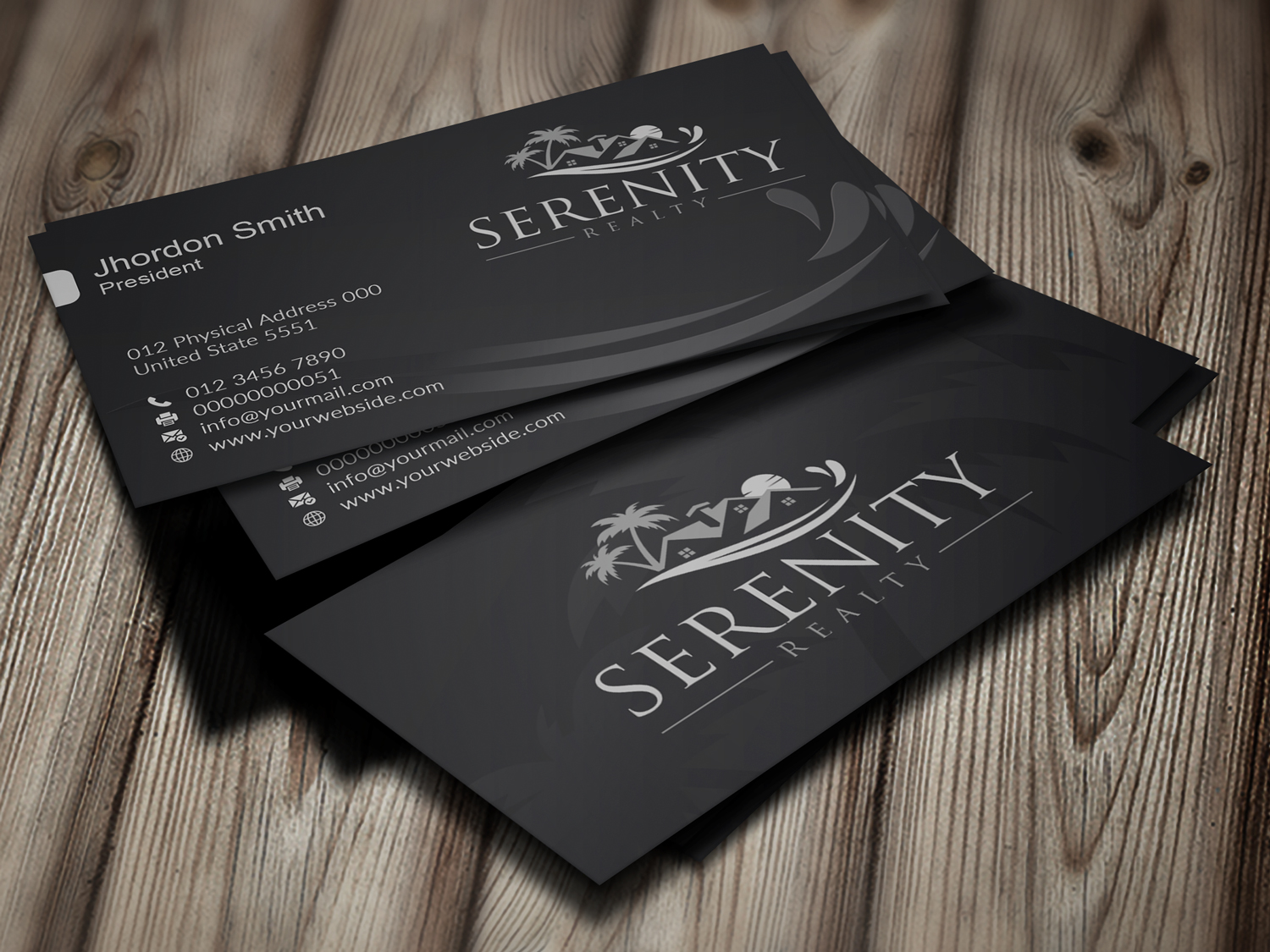 Business Card Design by Branding_BD for Serenity Realty | Design #29608849