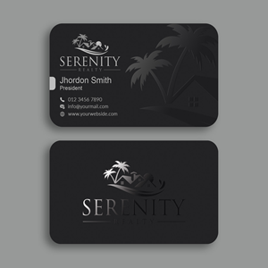 Diseño de Tarjeta de Presentación por Branding_BD para Serenity Realty | Diseño: #29609027