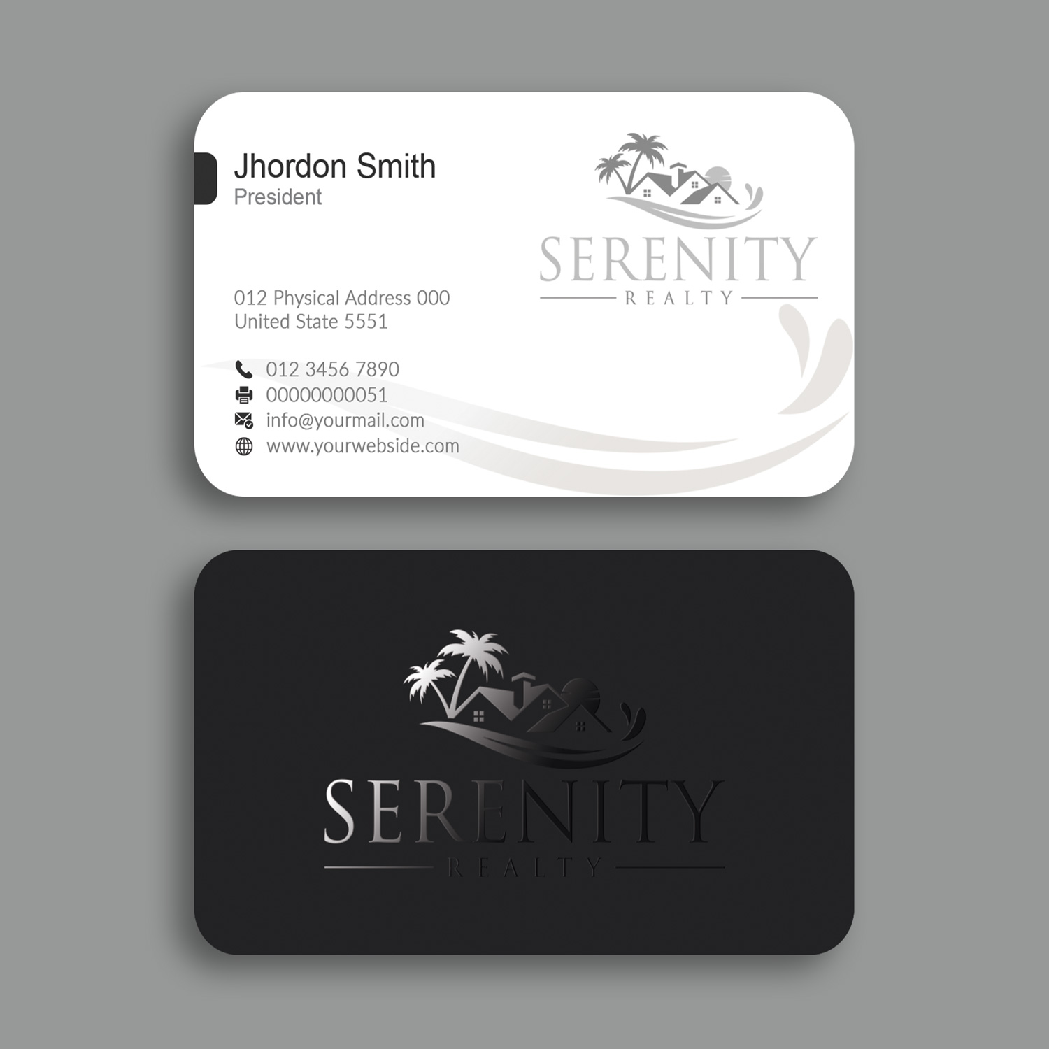 Business Card Design by Branding_BD for Serenity Realty | Design #29609038