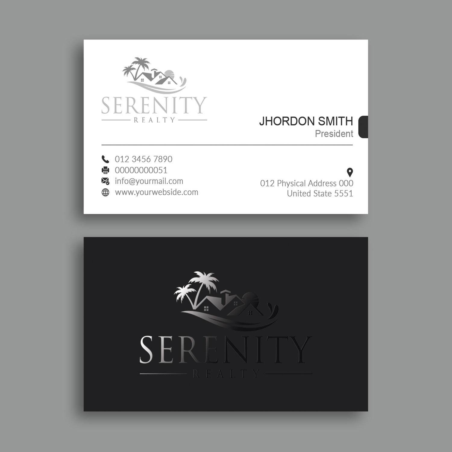 Business Card Design by Branding_BD for Serenity Realty | Design #29614232