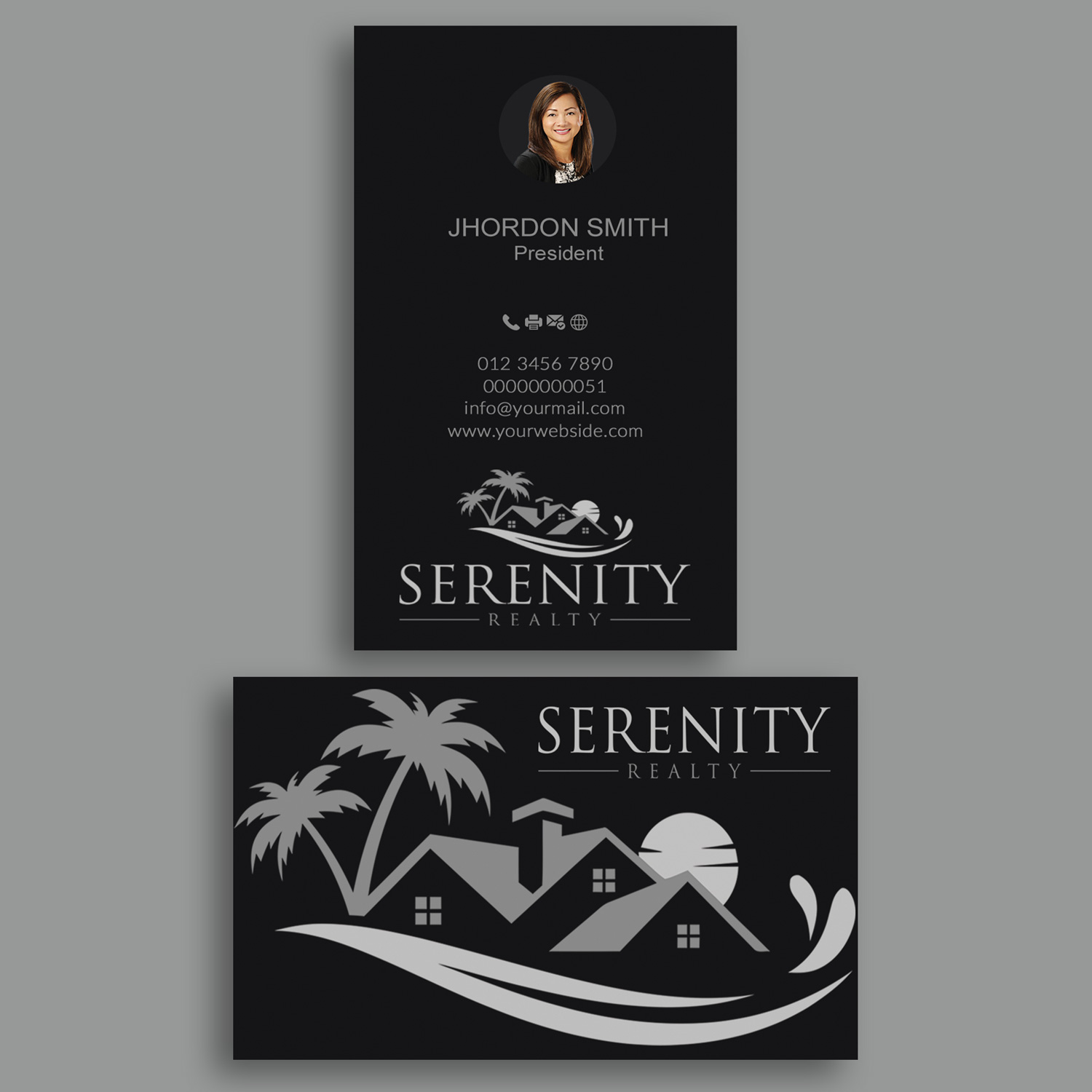Business Card Design by Branding_BD for Serenity Realty | Design #29614388