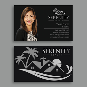 Diseño de Tarjeta de Presentación por Branding_BD para Serenity Realty | Diseño: #29614420
