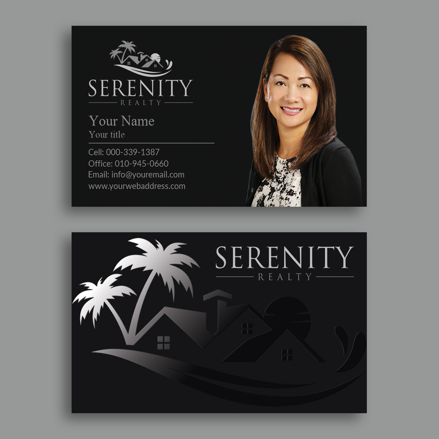 Business Card Design by Branding_BD for Serenity Realty | Design #29614441