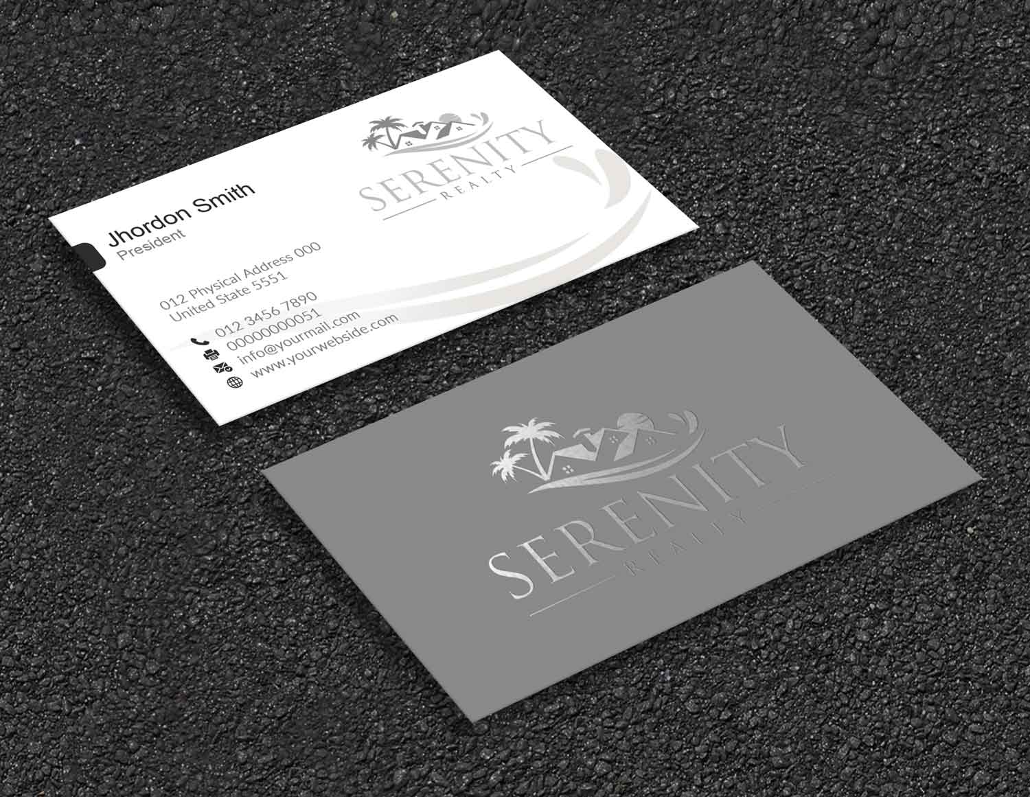 Business Card Design by Branding_BD for Serenity Realty | Design #29625500