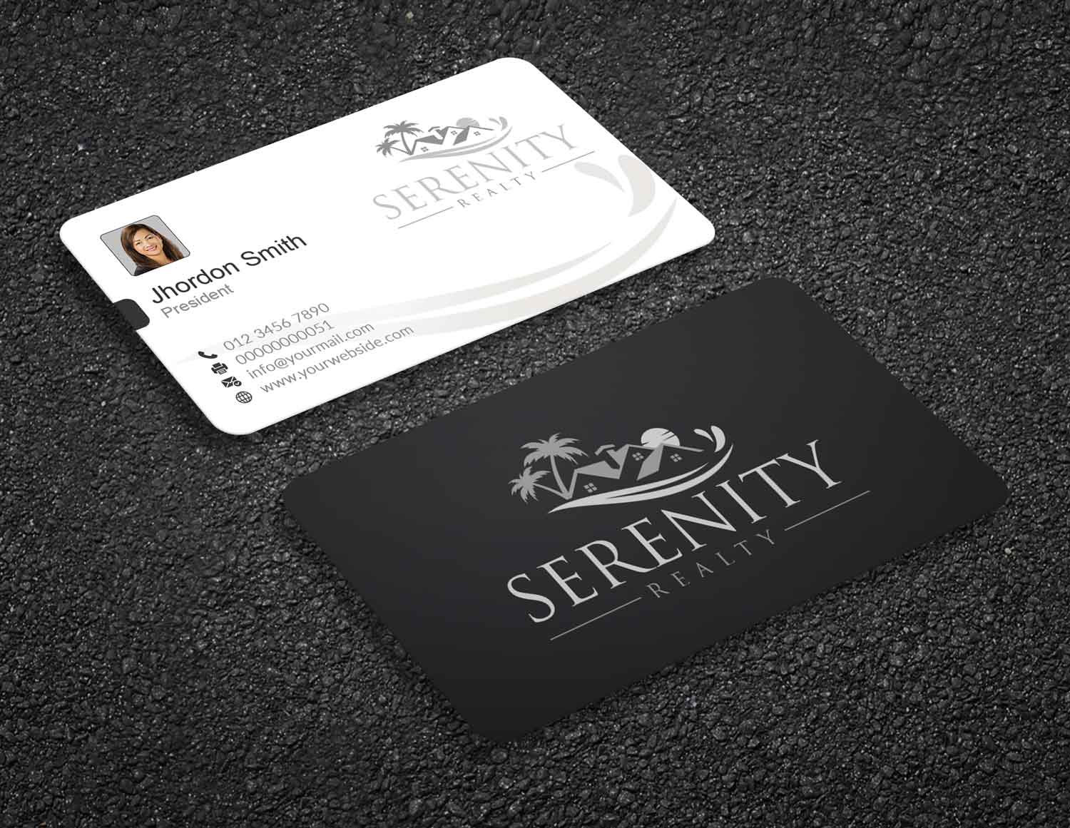 Business Card Design by Branding_BD for Serenity Realty | Design #29625509
