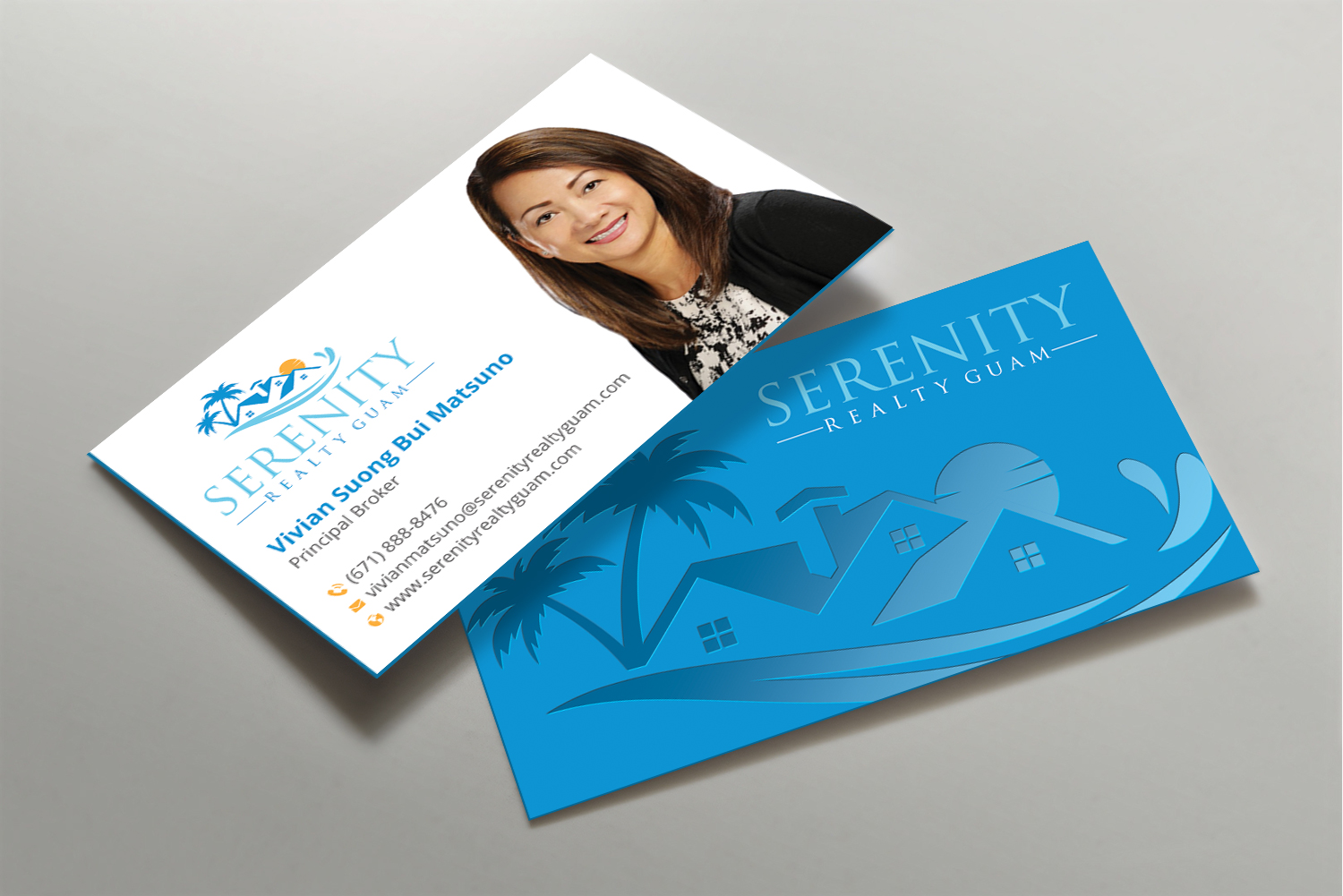 Business Card Design by DesignShout for Serenity Realty | Design #29608582