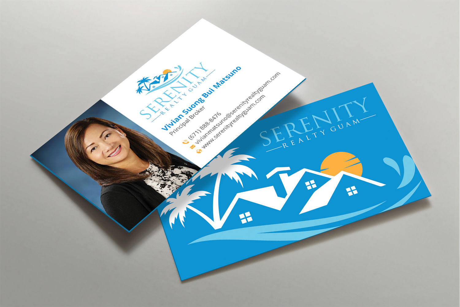 Business Card Design by DesignShout for Serenity Realty | Design #29608678