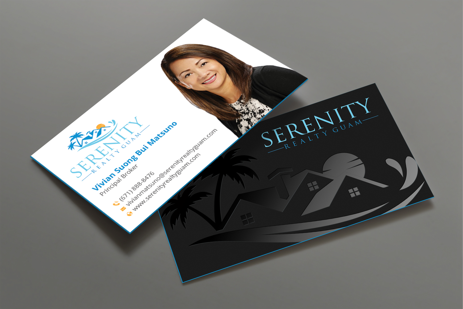 Diseño de Tarjeta de Presentación por DesignShout para Serenity Realty | Diseño #29608735