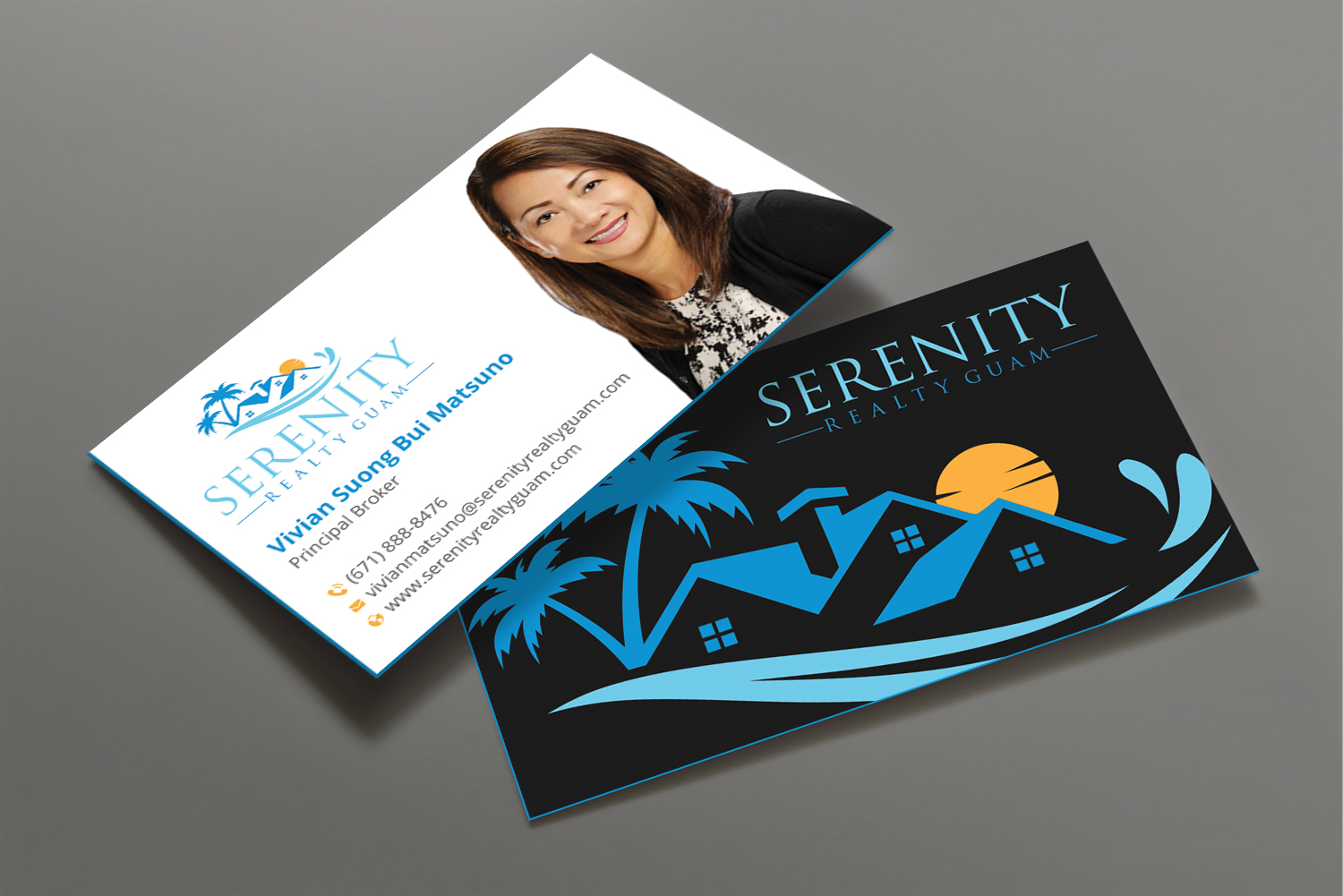 Diseño de Tarjeta de Presentación por DesignShout para Serenity Realty | Diseño #29608737