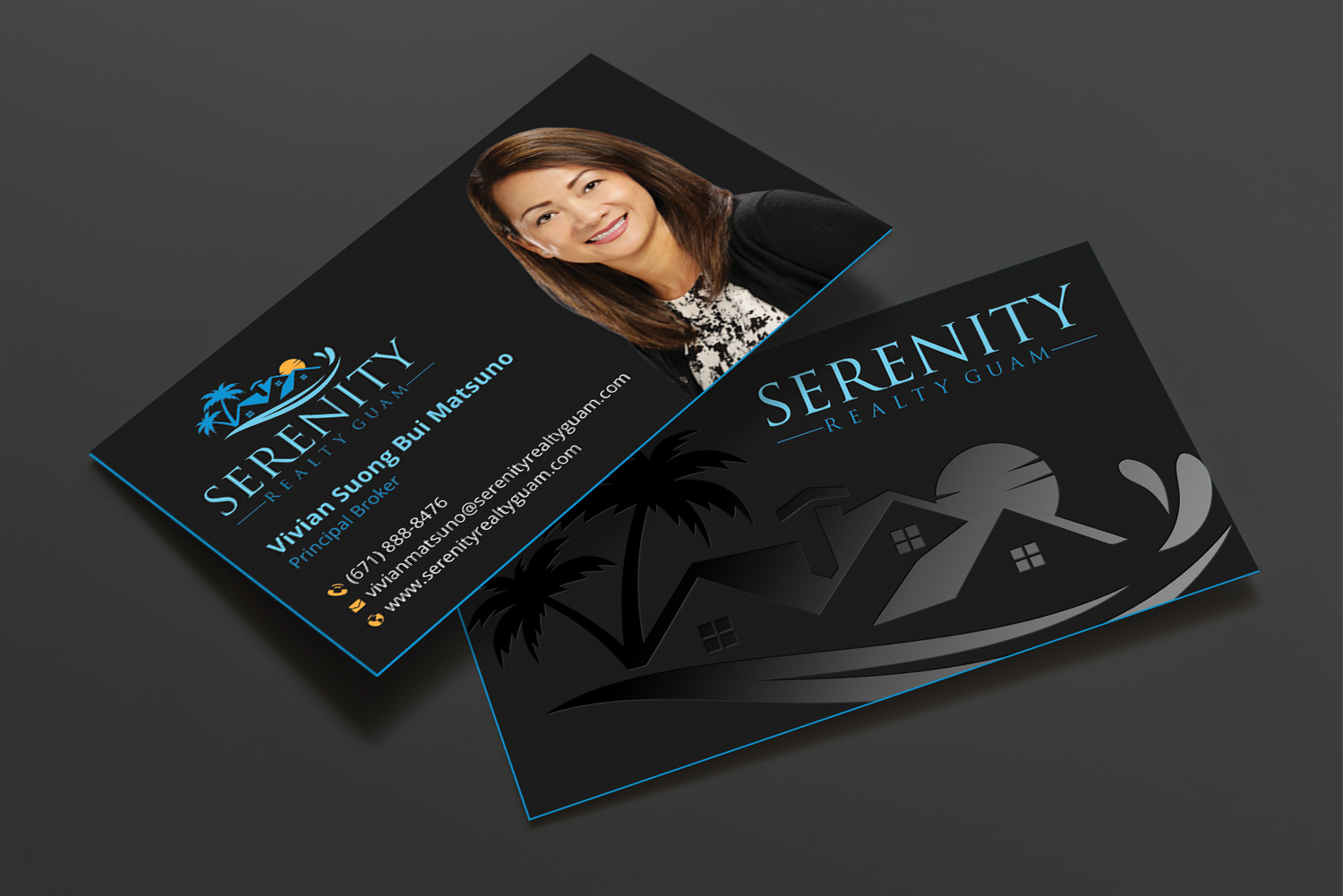 Diseño de Tarjeta de Presentación por DesignShout para Serenity Realty | Diseño #29608760