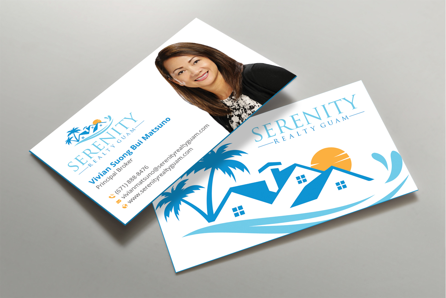 Business Card Design by DesignShout for Serenity Realty | Design #29608781