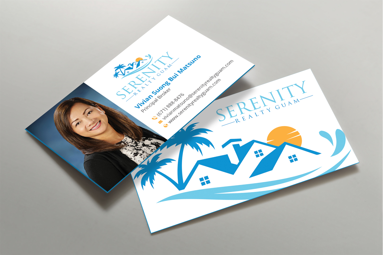 Business Card Design by DesignShout for Serenity Realty | Design #29608782