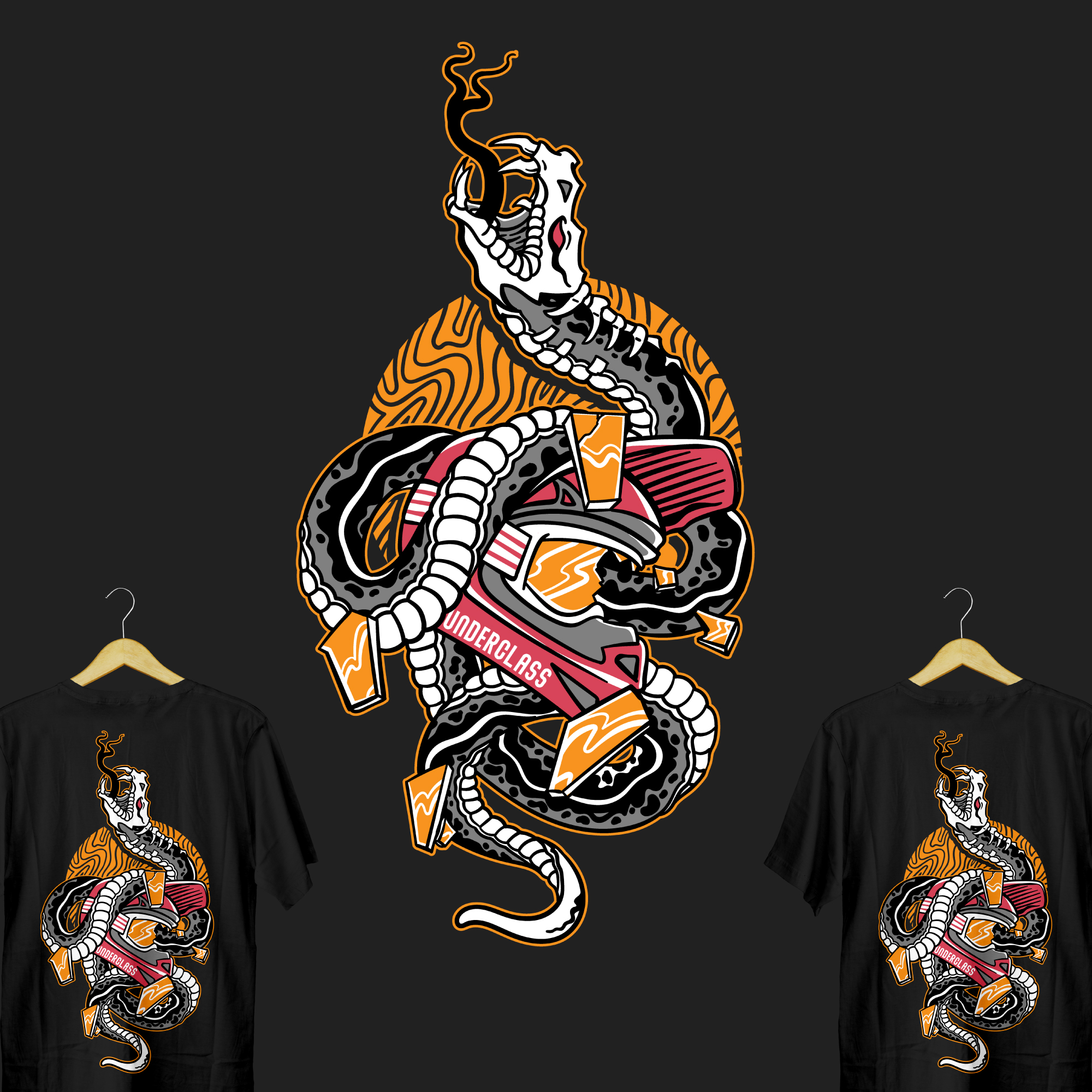 T-shirt Design by hanartall for The Underclass | Design #29624052