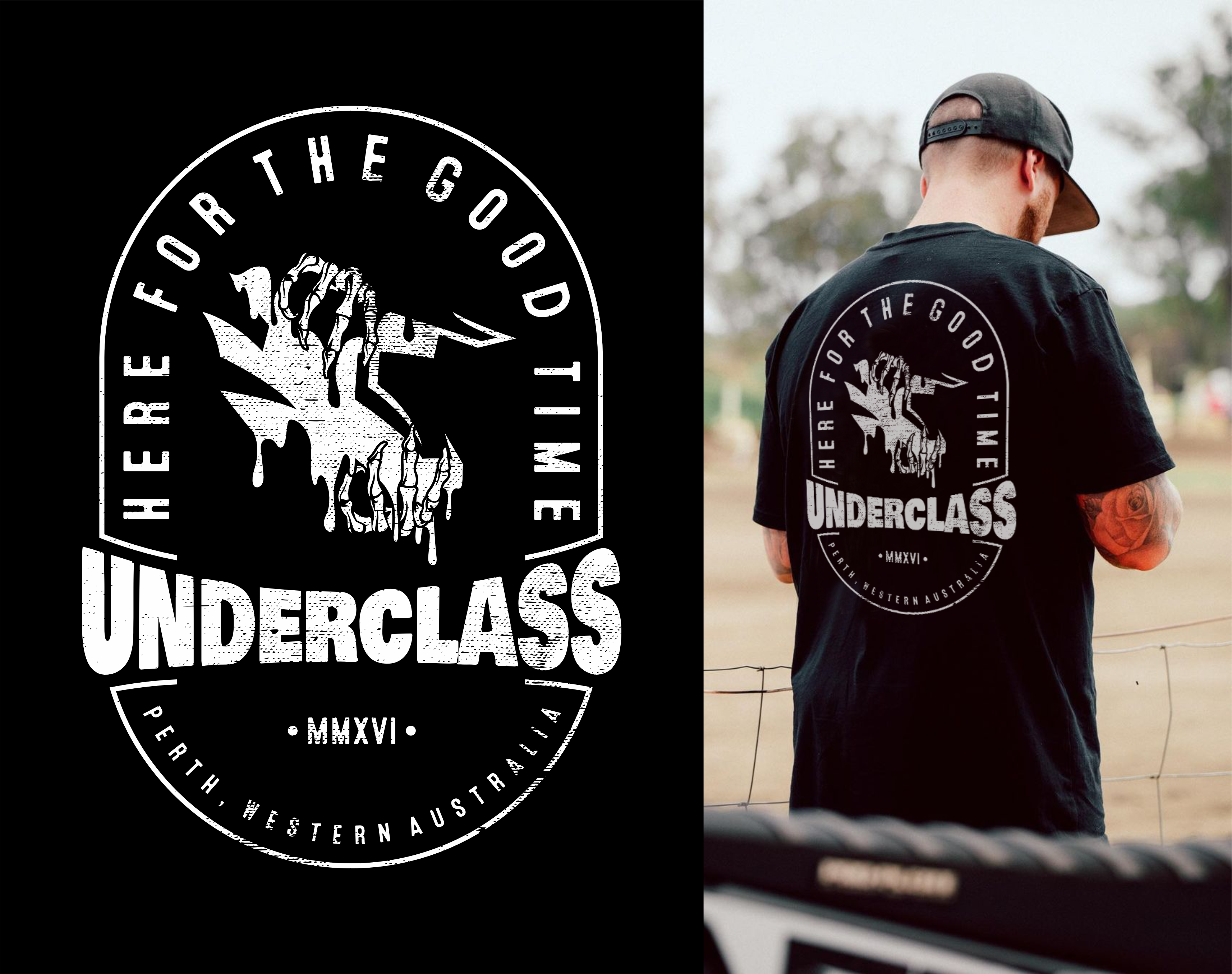 T-shirt Design by DoppelGanger Studio for The Underclass | Design #29595981