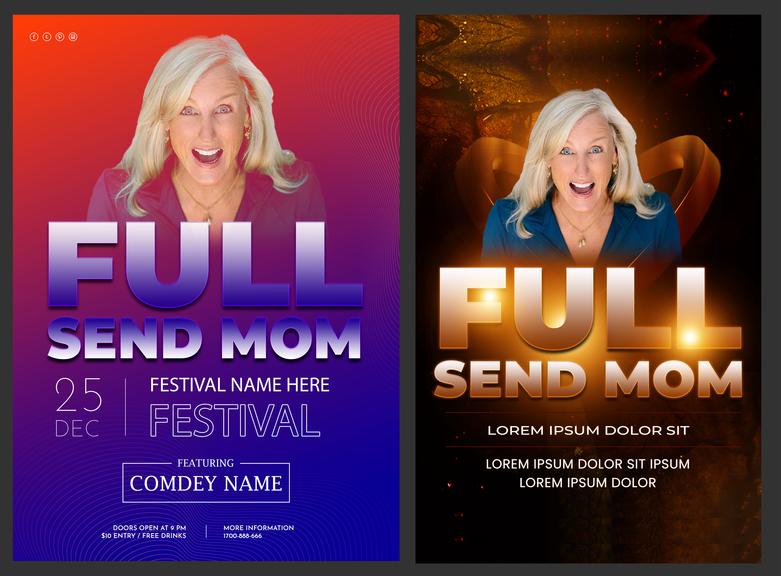 Poster Design by Best Design Hub for Southern Laughing LLC | Design #29604379