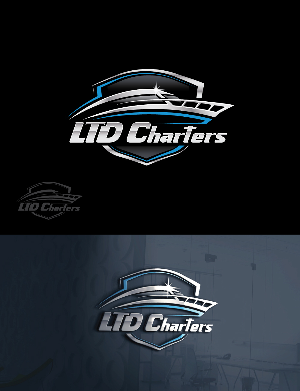 Bold, Professional, Boat Charter Business Logo Design for I would like