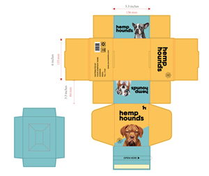 Packaging Design by madhushan_one for Hemp Hounds Llc | Design: #29659482