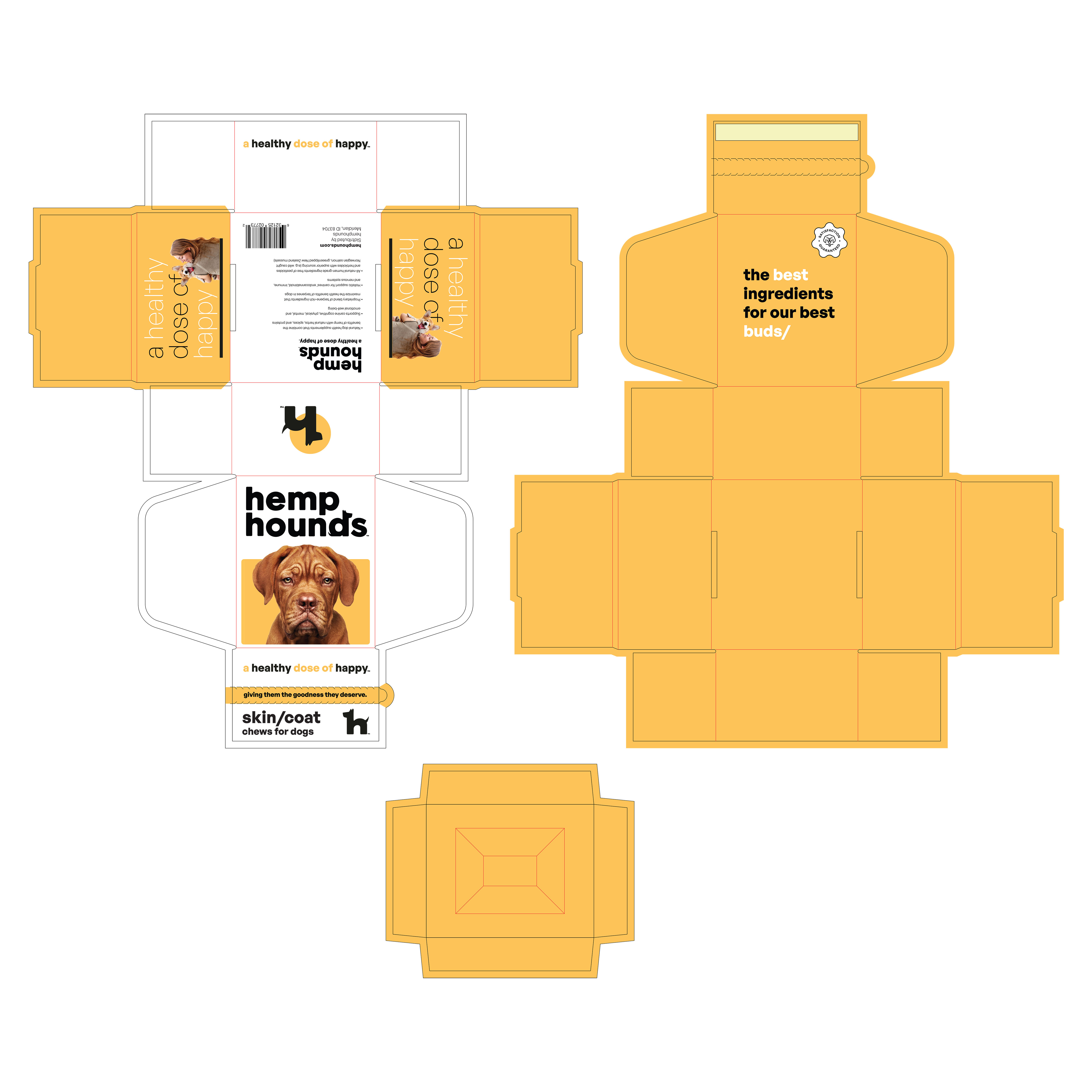 Packaging Design by JianBranding for Hemp Hounds Llc | Design #29623037