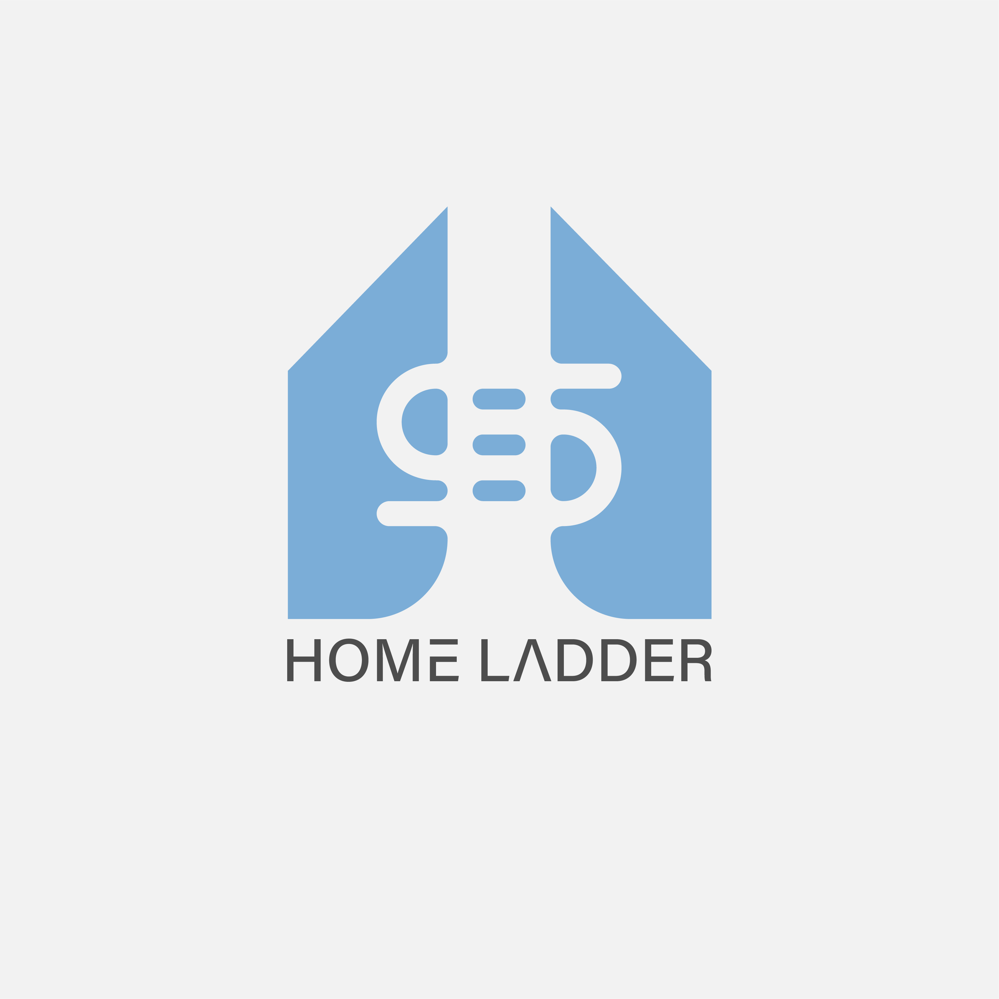 Logo Design by nhembram~ for Home Ladder | Design #29631170