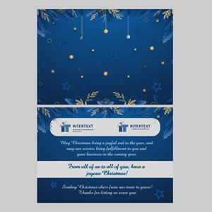 Diseño de Tarjeta de Felicitación por Coloring Studio para INTERTEXT Traducción y documentación multilingüe, S.L. | Diseño #29618267