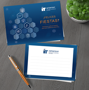 Greeting Card Design by alex989 for INTERTEXT Traducción y documentación multilingüe, S.L. | Design: #29662335