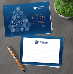 Greeting Card Design by alex989 for INTERTEXT Traducción y documentación multilingüe, S.L. | Design: #29673259