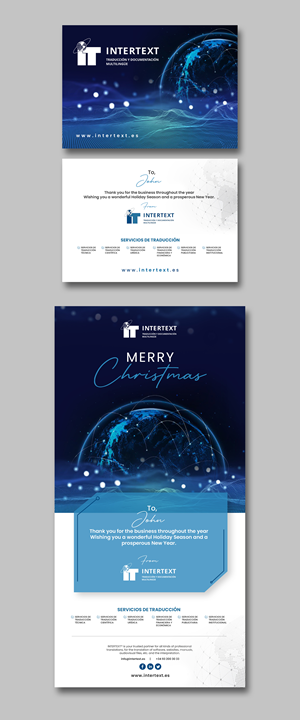 Greeting Card Design by debdesign for INTERTEXT Traducción y documentación multilingüe, S.L. | Design: #29609906