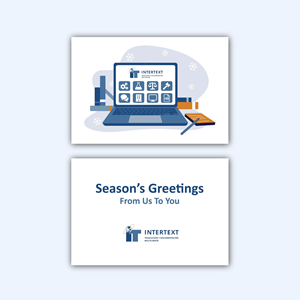 Greeting Card Design by Bidita Saha for INTERTEXT Traducción y documentación multilingüe, S.L. | Design: #29633334