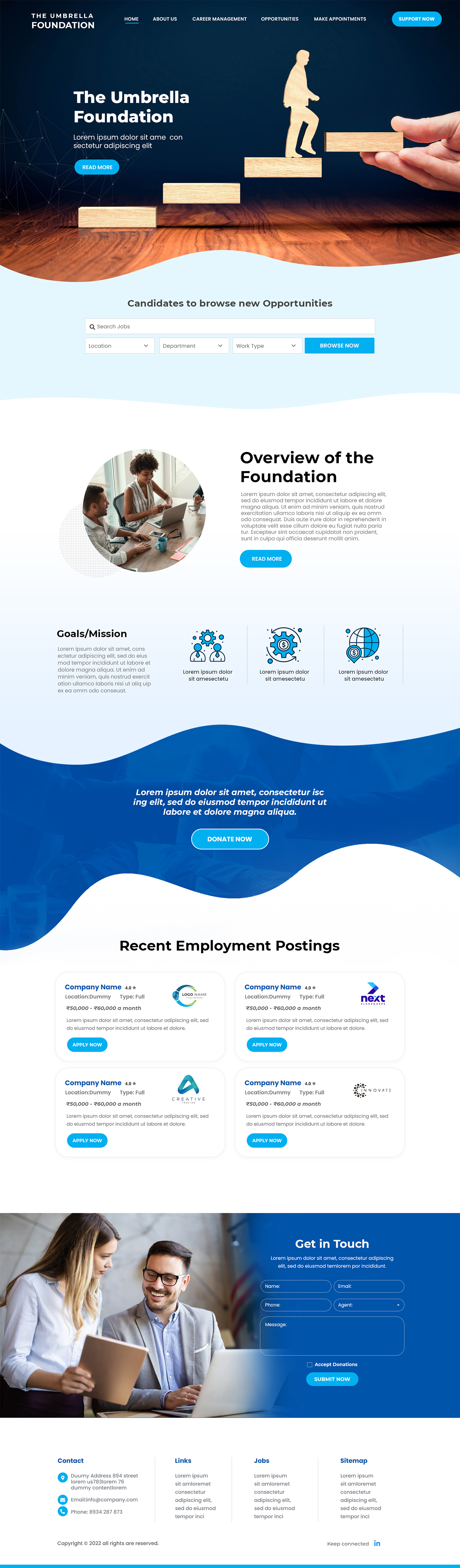 Web Design by MAHABA for this project | Design #29608534