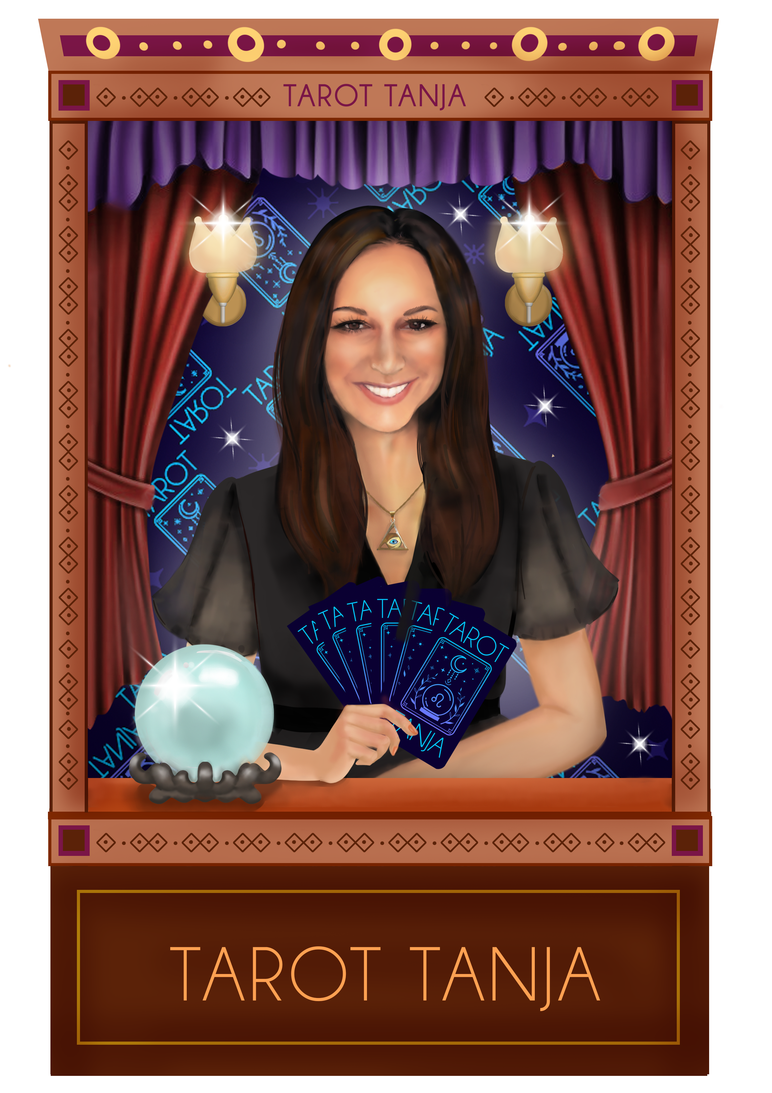 Illustration Design by Mavis Goh for Tarot mit Tanja | Design #29620370